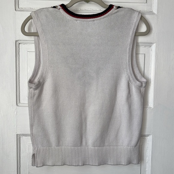 TOMMY HILFIGER V NECK SWEATER VEST - Picture 7 of 10